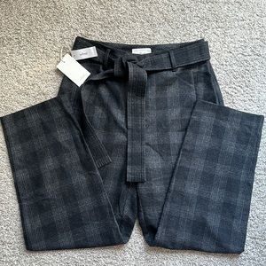 *New* Wilfred New Tie-Front Check Pant (NWT)